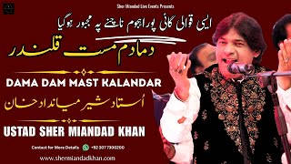 Dama Dam Mast Kalandar  Sher Miandad Khan Qawwal  Live Performance  Corporate Event 2024 [upl. by Lobell]