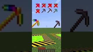 Acid Resistance vs Pickaxe Strength shorts minecraft meme [upl. by Nalro388]