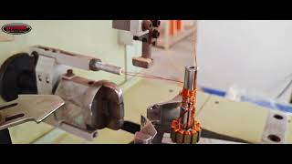 Manufacturing process behind TomCat brushless motor  winding coils [upl. by Alian]