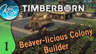 Timberborn  PERFECT COLONY START  Early Access Lets Play Ep 1 [upl. by Lemuela]