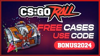 CSGORoll Promo Code  Free Cases  Enter Code BONUS2024 [upl. by Tesler]