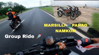 SUNDAY GRUOP RIDE MARSHILE PAHAD NAMKOM RANCHI goprohero9 motovlog ktm [upl. by Nwatna903]