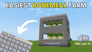 Easy Cactus Bonemeal Farm Tutorial in Minecraft 120  Bonemeal farm 120 java [upl. by Ynad]