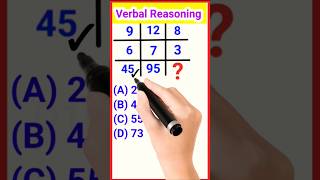 Verbal Reasoning shorts tricks ssc gd bssc rpf cgl mts [upl. by Lynnell955]