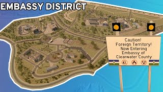 Opening Diplomatic Ties With 4 Cities In Cities Skylines  Thessia [upl. by Yanal]