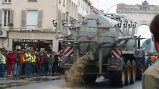 Strajk Rolników we Francji [upl. by Henghold]