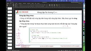 Vòng lặp for lồng nhau  break continue khi sử dụng với for trong C [upl. by Avevoneg]