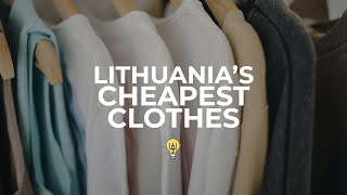 The Cheapest Clothing In Lithuania Why amp How To Get It [upl. by Yetsirhc]