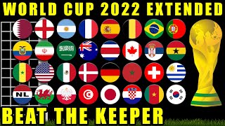 Beat the Keeper World Cup Extended Marble Race Tournament  Marble Race King [upl. by Conover]