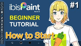 Ibis Paint X Tutorial for Beginners  How to Get Started and Use [upl. by Lenuahs]