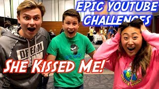 I got KISSED Ultimate YouTube Challenge With Carter Sharer [upl. by Lora867]