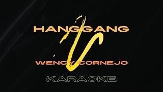 Hanggang  Karaoke [upl. by Adnofal489]