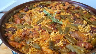 PAELLA VALENCIANA receta tradicional [upl. by Edahs]