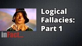 Logical Fallacies 1 [upl. by Aksehcnarf]