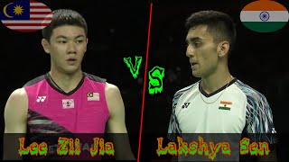 Badminton Lee Zii Jia MALAYSIA vs INDIA Lakshya Sen Mens Singles Thomas Cup Finals [upl. by Johanan]