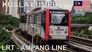 🇲🇾 Ampang Line  Kuala Lumpur LRT 2022 4K [upl. by Bamby253]