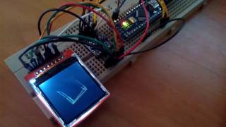 LCD 128x128 arduino nano [upl. by Essirehs]