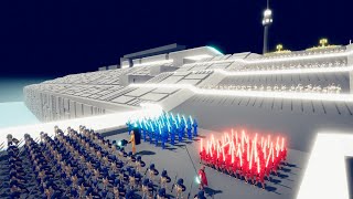 Castle Defense War Game 6 Neon City and Undead Invasion TABS Mod Totally Accurate Battle Simulator [upl. by Ajet610]