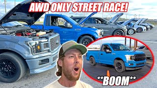 I CALLED OUT 7 Cars To A Street Race… But Blew My Engine Trying To Win [upl. by Hatti]