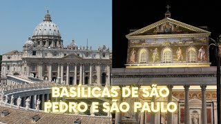 Santo do dia 18 de novembro Dedicação das Basílicas de São Pedro e São Paulo [upl. by Elletse]