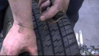 Nail or Screw in a Tire Fix with a Plug Repair Kit [upl. by Oramug31]