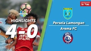 Persela Lamongan vs Arema FC 40 All Goals amp Highlights [upl. by Reisinger170]