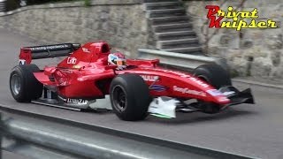 Dallara GP2 David HAUSER  St Ursanne Les Rangiers 2013  Amazing Sound High Speed Hillclimb [upl. by Laith]