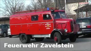 Feuerwehr Bad TeinachZavelstein 2014  Aktuelle Einsatzfahrzeuge  Historisches Fahrzeug [upl. by Jarrell]