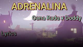 ADRENALINA  Lyrics Versuri  Oana Radu x Doddy [upl. by Eblehs]