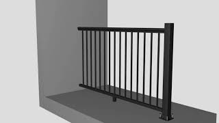 Wall Mount 2022 I ARIA Railing [upl. by Eened]