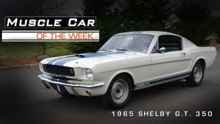 1965 Shelby GT 350 Muscle Car Of The Week Video 17 [upl. by Nodroj]