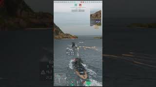 Warships🏴‍☠️  Italian Battleships used as a torpedo worldofwarships wows cqc [upl. by Cis881]