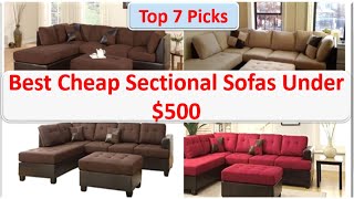 7 Best Sectional Sofas under 500  Amazon Furniture Reviews [upl. by Ahsemat]