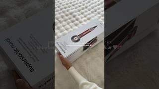 unboxing Dyson hair dryer 🎀🤍🫶🏼 unboxing asmr dyson hair [upl. by Bogey]