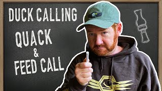 Duck Calling Instructional  How to Blow a Duck Call  Part 1 [upl. by Critta]