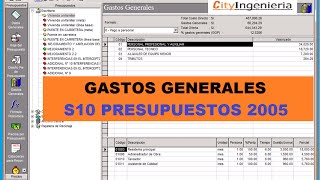 S10 COSTOS Y PRESUPUESTOS 14 Curso Taller [upl. by Gefell]