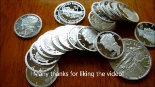 APMEX Mercury Dime Silver Rounds  Wow [upl. by Aramaj]