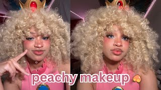 updated Princess Peach ♥ Cosplay Makeup Tutorial [upl. by Bohon]