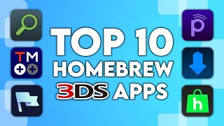 Top 10 Essential 3DS Homebrew Apps  Full Guide [upl. by Aleemaj]