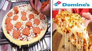 Como se HACE la MASA para PIZZA de DOMINOS PIZZA  Como se hace una PIZZA🍕documental [upl. by Jenni]