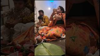 Satyanarayan Puja 🙏🏻🙏🏻Minivlogminivlog shortsvideoshorts viral trending trend [upl. by Nedyarb]