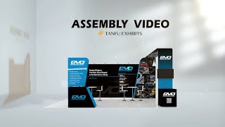 Getting Start Aluminum Exhibition Booth Full Joe Assembly video [upl. by Everard]