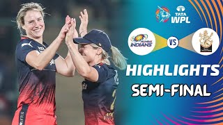 SEMIFINAL Women IPL Highlights 2024  RCB VS MI WPL 2024 Highlights cricket [upl. by Telfore610]