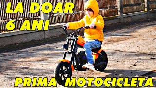 Prima lui MOTOCICLETA la doar 6 ANI 🏍 HYPER GOGO Cruiser 12 Plus ❤ [upl. by Rubens]