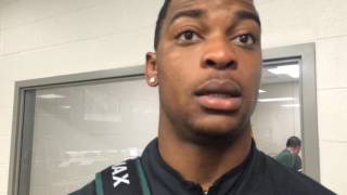 Michigan State safety Montae Nicholson discusses defensive struggles [upl. by Aihselef992]