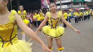 SAES Drum and Lyre Corps Showdown Araw ngJasaan Town Parade 2024 [upl. by Lawford]