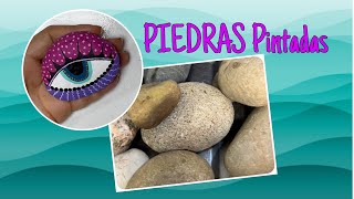 IDEAS para Decorar Macetas PIEDRAS Pintadas CompilaciónIDEAS to decorate Pots Painted STONES [upl. by Greff]