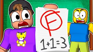 ROBLOX OOPS I FAILED MY MATH TEST ALL ENDINGS [upl. by Norbie167]