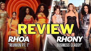 BRAVO RECAP RHOA quotREUNION PT 1quot amp RHONY quotBUSINESS CLASSYquot RECAP [upl. by Calendra]