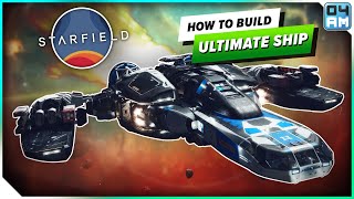 Starfield The ULTIMATE Ship Build  Insane DPS amp Cargo Max Range EZ Boarding amp More [upl. by Yelyk]